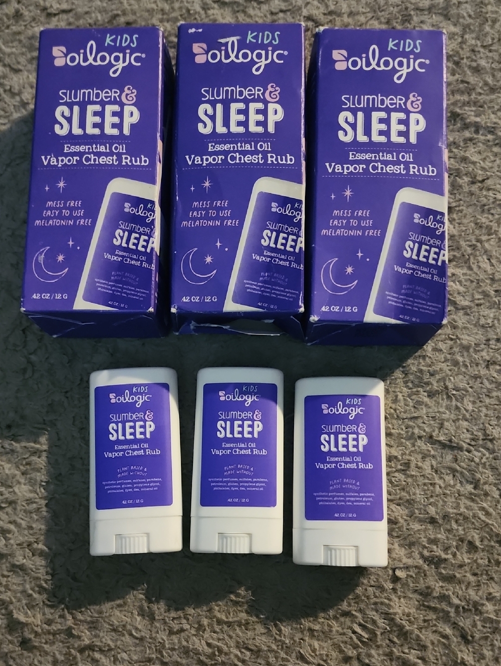 6 Oilogic Kids Slumber & Sleep Vapor Chest Rub -